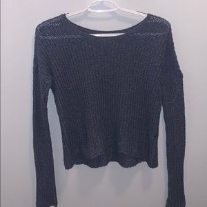 dark greyish blue hollister sweater